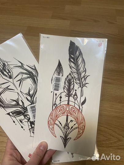 Временные татуировки