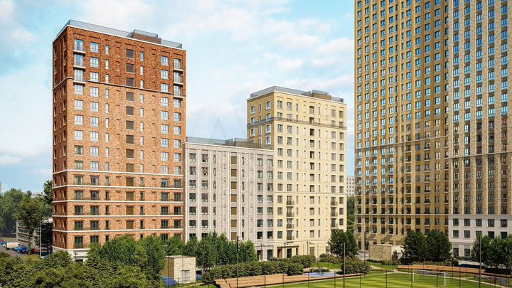 1-к. квартира, 45,8 м², 34/45 эт.