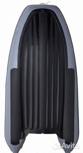 Надувная лодка темно-серая gladiator E350PRO