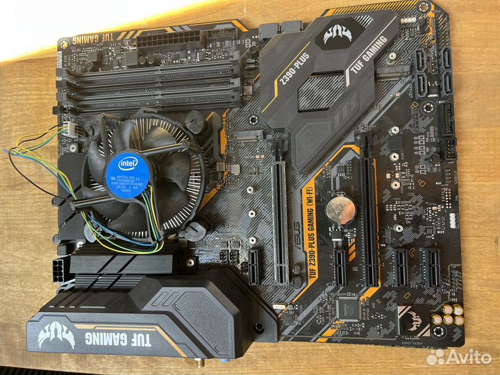 Материнская плата asus tuf z390, intel g5420