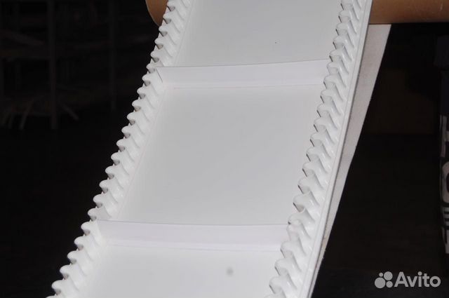 Лента полимерная с гофробортом и перегородками