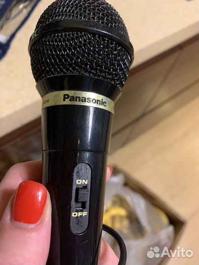 Микрофон для караоке проводной panasonic