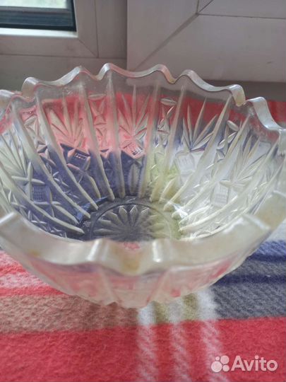 Конфетница хрусталь СССР