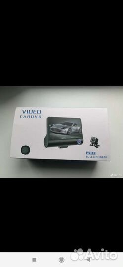 Видеорегистратор с 3 камерами, перед зад, салон