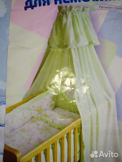 Комплект в кроватку одеяло бортики