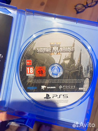 Warhammer 40.000 space marine 2 ps5 диск