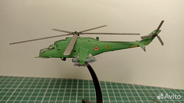 Модель вертолёта ми-24В, 1/144