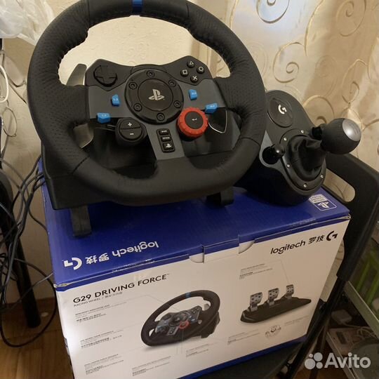 Игровое руль Logitech G29+ кпп