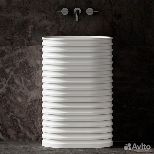 Раковина Abber Stein 58 AS2550-H Белая матовая