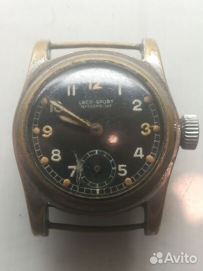 Часы Laco sport винтаж довоенные