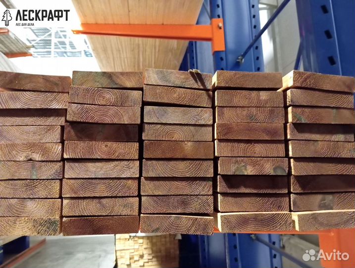 Доска строганая 20*120*4000 мм импрегнированная