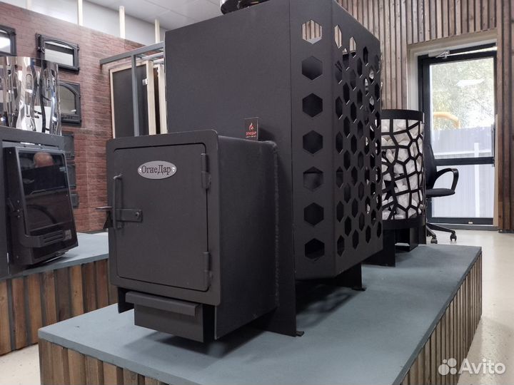 Печь для бани из стали