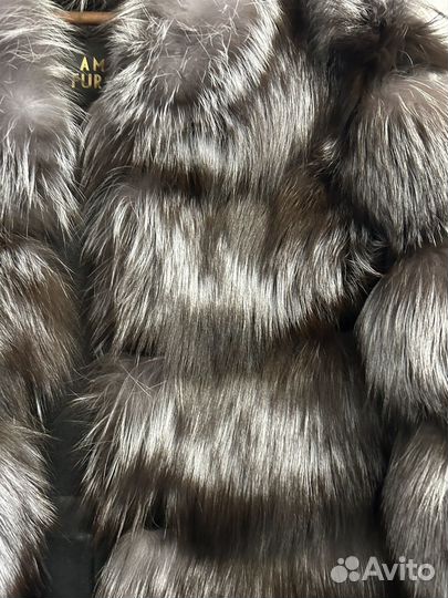 Шуба из чернобурки