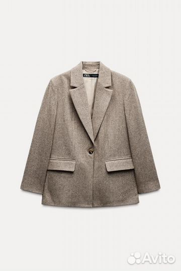 Пиджак из шерсти женский Zara L