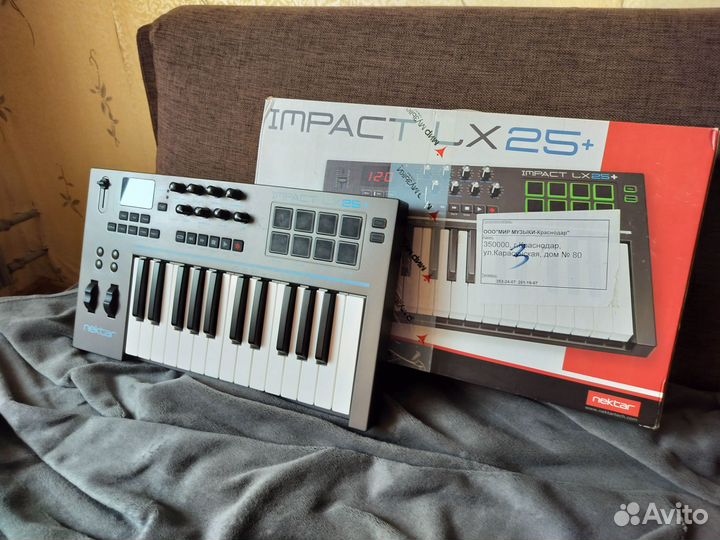 Nektar Impact LX 25+ USB midi (миди клавиатура)