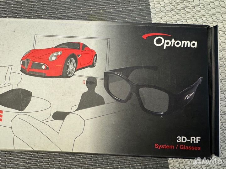 Проектор Optoma HD33 DLP 3D FullHD + очки 3Д