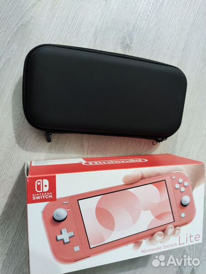 Nintendo switch lite коралловый прошитый picofly