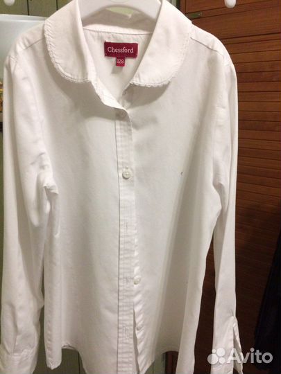Блузки для школы раз 128-134