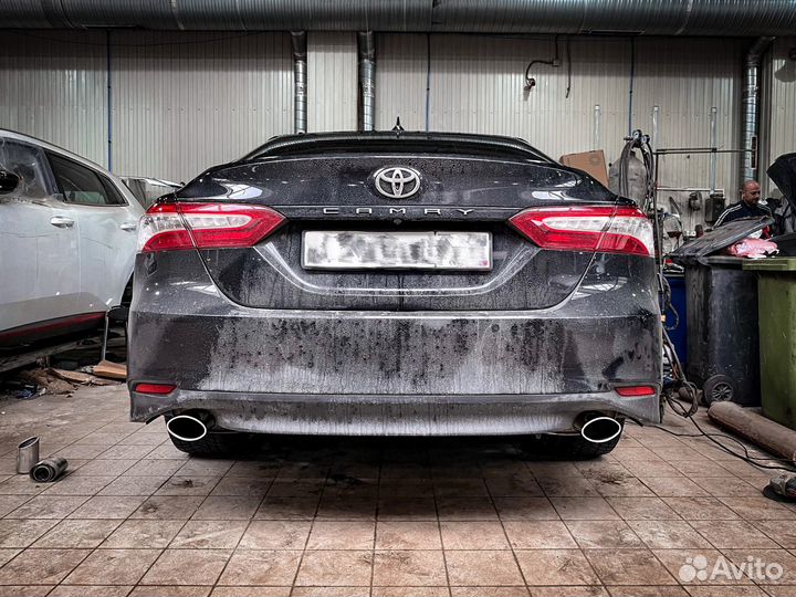 Вакуумная заслонка на выхлоп 63мм комплект