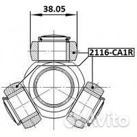 Трипоид 19X16.4X38 ford mondeo CA2 2007