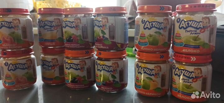 Детское питание пюре фруктовое