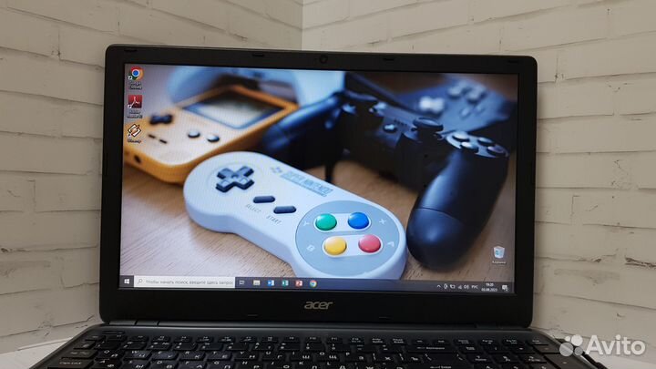 Мощный ноутбук Aсer 4потока/2видеокарты/4Gb/SSD