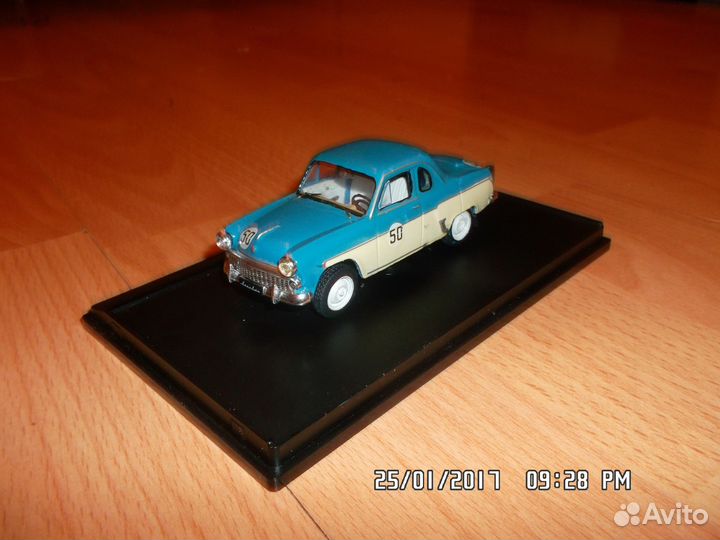 1/43 Москвич 407 купе гоночный от KotStarVideo