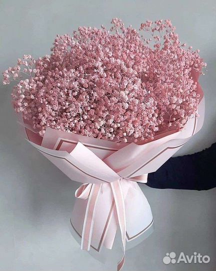 Букеты и композиции из гипсофиллы