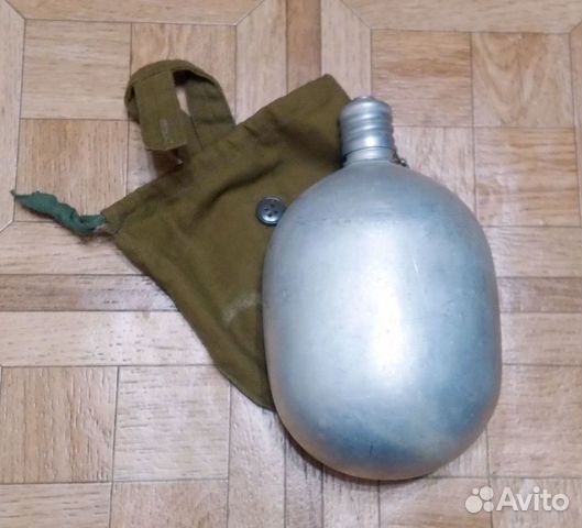 Фляга армейская в чехле