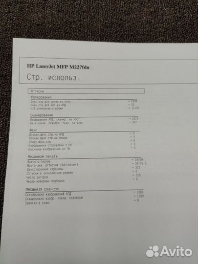 Мфу HP Laser Jet Pro MFP M227fdn