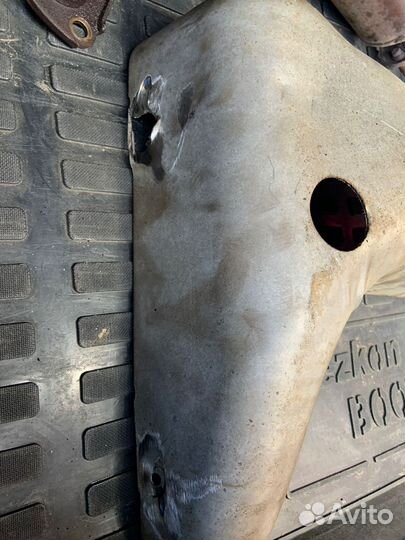 Выпускной коллектор на volkswagen polo cfna