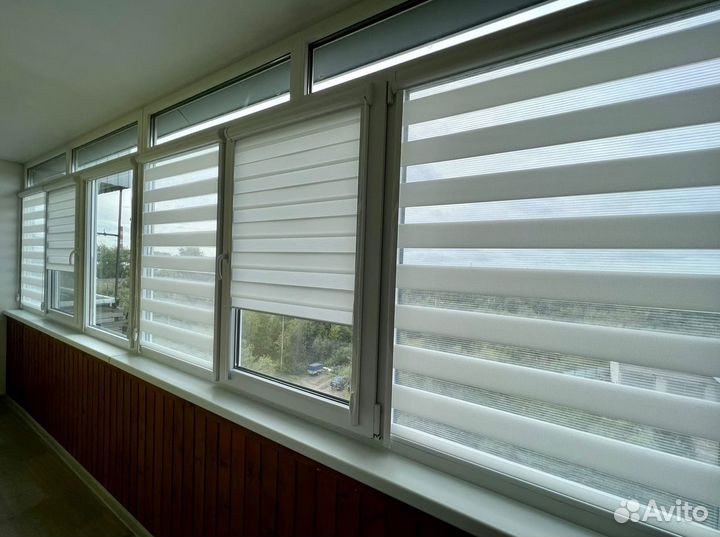 Рулонные шторы день, ночь