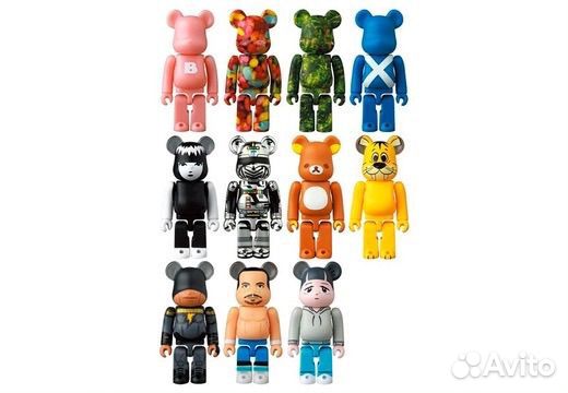 Медведи bearbrick series 45 blindbox 100% 7 см