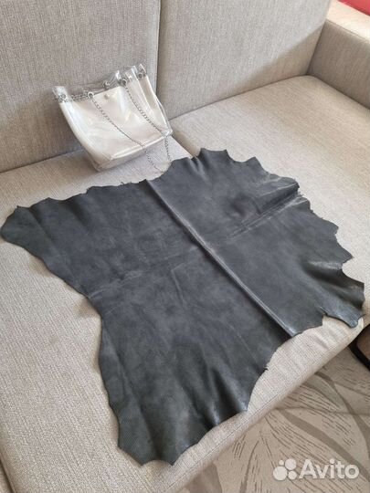 Лоскут, отрез натуральной кожи италия