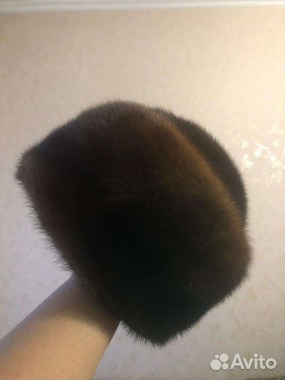 Шапка норковая женская