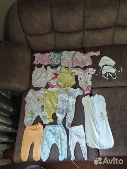 Детские вещи 0-3 месяца