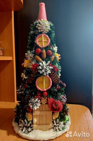 Новогодняя ёлка подделка своими руками