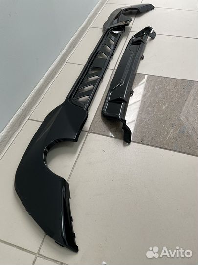 Диффузор BMW 3 g20 performance открашенный black