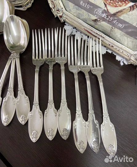 Столовые приборы. Франция. Серебрение