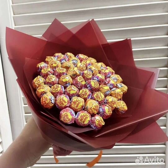 Букет из чупа чупсов