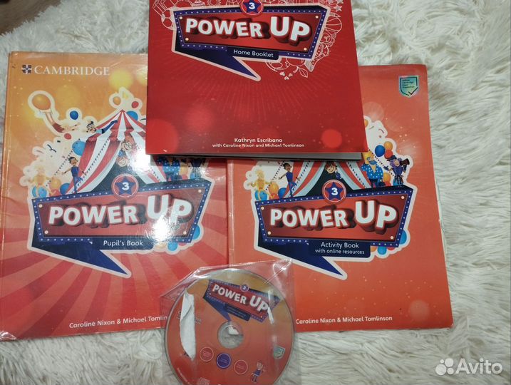 Комплект учебников Power up 3