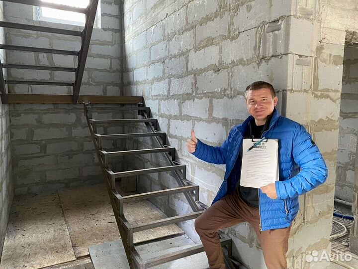 Лестница на металлокаркасе бесплатная доставка