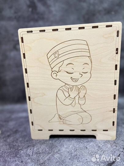 Копилка деревянная