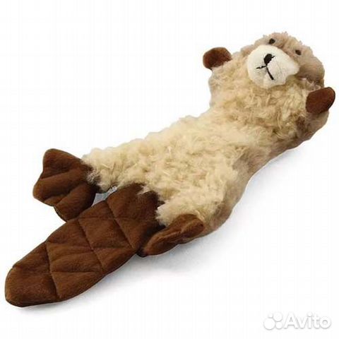 Игрушка Триол для собак плюшевая Белка с двумя пищ