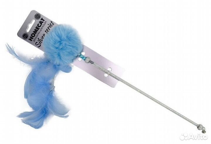 Homecat silver series 42 см дразнилка для кошек по