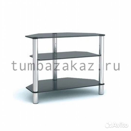 Стеклянная тумба под тв