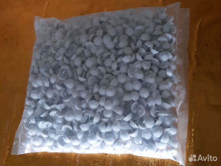 Подпятник-гвоздь белый 1000 штук