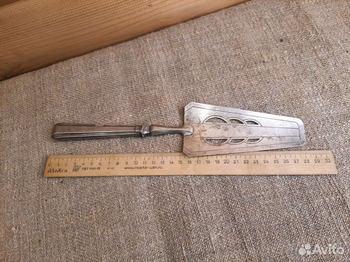 Нож и лопатка Для Торта Серебрение 19-20 Век