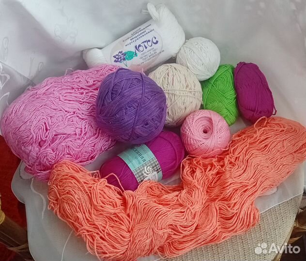 Нитки катушки СССР, пряжа для вязания