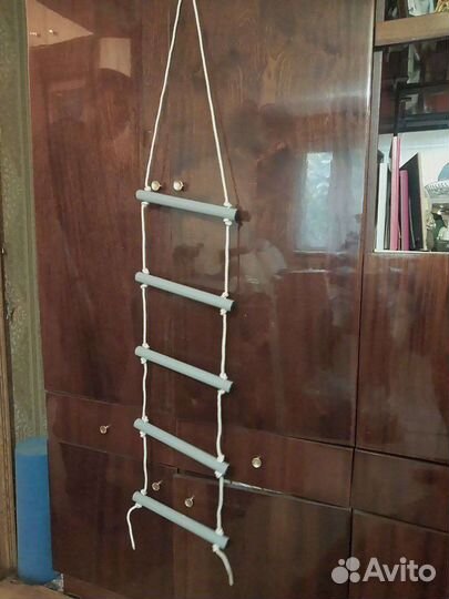 Поручень для инвалидов. Верёвочная лестница